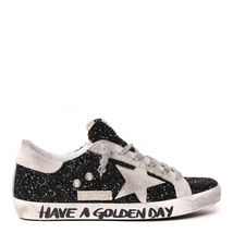 Golden Goose Deluxe Brand Ladies Superstar Black/White Sneakers G36WS590S47