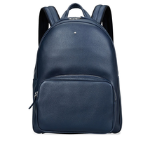Montblanc Meisterstuck Lagre Soft Grain Backpack - Blue 116737