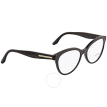 Prada Black Ladies Eyeglasses PR05UV-1AB1O1-54