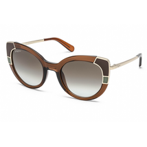 Ferragamo Grey Gradient Cat Eye Ladies Sunglasses SF890S 057 52