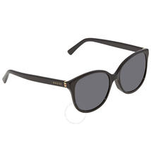 Gucci Gucci Dark Grey Asian Fit Cat Eye Ladies Sunglasses GG0461SA 001 55 GG0461SA 001 55