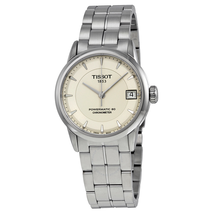 Tissot Luxury Powermatic 80 Ivory Dial Ladies Watch T086.208.11.261.00