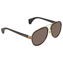 Gucci Gucci Brown Aviator Men's Sunglasses GG0447S 003 58 GG0447S 003 58