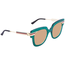 Gucci Green Square Sunglasses GG0281S 006 50