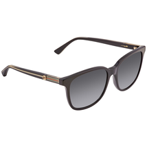 Gucci Grey Gradient Square Sunglasses GG0376S 001 54