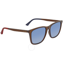 Gucci Blue Gradient Square Sunglasses GG0404S 011 58