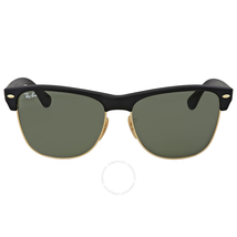 Ray Ban Ray-Ban Clubmaster Green G-15 Lens Sunglasses RB4175 877 57