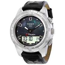 Tissot T-Touch II Black Mother of Pearl Unisex Watch T0472204612600 T047.220.46.126.00