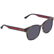 Gucci Blue Square Unisex Sunglasses GG0417SK 004 56