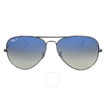 Ray Ban Ray-Ban Aviator Blue Gradient Polarized Lens Sunglasses RB3025 004/78 62-14