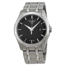 Tissot Couturier Black Dial Stainless Steel Men's Watch T0354101105100 T035.410.11.051.00