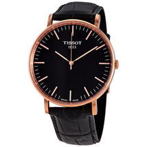 Tissot Everytime Large Black Dial Men's Watch T1096103605100 T109.610.36.051.00