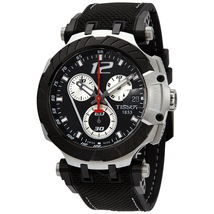 Tissot T-Race Jorge Lorenzo Limited Edition Chronograph Quartz Black Dial Men's Watch T115.417.27.057.00