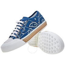 Tod's Womens Leather Sneakers in Captain Blue/White XXW26A0T640GPR2AN5