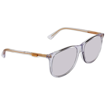 Gucci Gucci Grey Rectangular Unisex Sunglasses GG0263S 006 57 GG0263S 006 57
