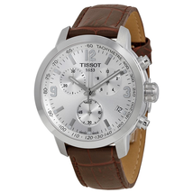 Tissot Open Box - Tissot PRC 200 Chronograph Silver Dial Men's Watch T0554171603700 T055.417.16.037.00