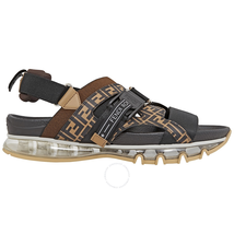 Fendi Men's Black Brown Running Sandals 7X1225-A647-F15VV