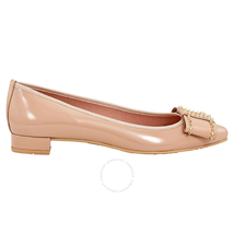 Pretty Ballerinas Ella Pump with Bow Nude, Brand Size 37 ( US Size  6 ) 46545R-ND-37