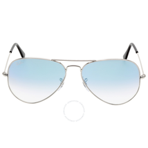 Ray Ban Aviator Gradient Light Blue Gradient Sunglasses RB3025 003/3F 58-14
