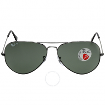 Ray Ban Aviator Classic Polarized Green Classic G-15 Sunglasses RB3025 004/58 62