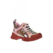 Gucci Ladies Pink Flashtrek Sneaker Hiking Boot 543289 GGZ70 3362