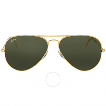 Ray Ban Aviator 58mm Classic Green Sunglasses RB3025 L0205 58-14 RB3025 L0205 58-14