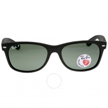 Ray Ban New Wayfarer Green Polarized Sunglasses RB2132 622/58 55-18