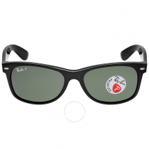Ray Ban New Wayfarer Polarized Green Sunglasses RB2132 901/58 55-18 RB21329015855