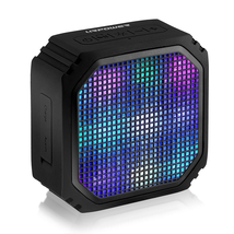 Loa URPOWER Z2 Wireless Stereo Speaker with 7 LED Visual Modes and Built-in Microphone, Black