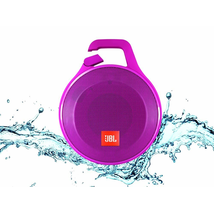 JBL Clip+ Splashproof Portable Bluetooth Speaker (Pink)