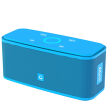 DOSS Touch Wireless Portable Bluetooth V4.0 Speakers with 12W High-Definition Sound Quality and Superior Bass,Sensitive touch,12 Hours playtime,Handsfree - [Blue]