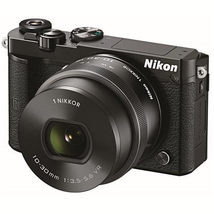 Nikon 1 J5 Mirrorless Digital Camera w/ 10-30mm PD-ZOOM Lens (Black)