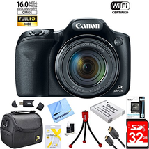 Canon Powershot SX530 HS 16MP Wi-Fi Super-Zoom Digital Camera 50x Optical Zoom Ultimate Bundle Includes Deluxe Camera Bag
