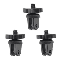 Tyoungg® 3 * Tripod Mount Adapters for Sony Action Cam AS100V AS30V Action Camera Mini - Gopro Mount to 1/4" thread