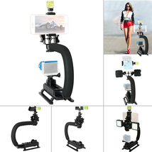 Bộ phụ kiện máy quay Fantaseal DC+DV+3-in-1 Camera Steadycam Mount Hand Grip C Stabilizer Bracket Low Position Shooting Rig w/3 Axis Hot Shoe Bubble Level +3 Axis Hot Shoe
