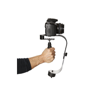 The OFFICIAL ROXANT PRO (Midnight Black Limited Edition With Low Profile Handle) video camera stabilizer for GoPro, Smartphone, Canon, Nikon or any camera up to 2.1 lbs.