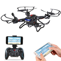 Holy Stone F181W Wifi FPV Drone with 720P Wide-Angle HD Camera Live Video RC Quadcopter with Altitude Hold, Gravity Sensor Function