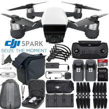 Thiết bị bay không người lái DJI Spark Quadcopter / Mini Drone FLY MORE COMBO & Outdoor Adventure Kit (Alpine White)