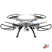Syma X8G Headless 2.4Ghz 4CH RC Quadcopter with 8MP HD Camera (Silver)