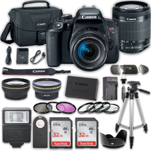Máy ảnh Canon EOS T7i DSLR Camera with 18-55mm IS STM Lens + 2 x 32GB Card + Accessory Kit