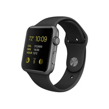 Apple 42mm Smart Watch - Space Grey Aluminum Case/Black Band