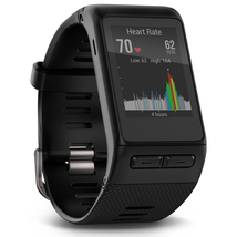 Garmin Vívoactive HR GPS Smart Watch, Regular fit - Black (Certified Refurbished)