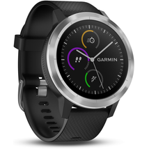 Garmin vívoactive 3 GPS Smartwatch - Black & Stainless