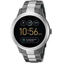 Fossil Q Founder Gen 1 Touchscreen Two-Tone Gunmetal and Stainless Steel Smartwatch