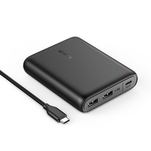 [USB-C Input] Anker PowerCore 13000 C - Compact 13000mAh 2-Port Ultra Portable Charger Power Bank