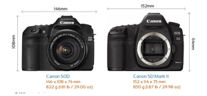 So sánh chất lượng giữa máy ảnh Canon 5D và 50D