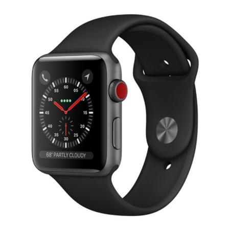 Đồng hồ Apple Watch Series 3 - GPS - Space Gray Aluminum Case with Black Sport Band - 42mm