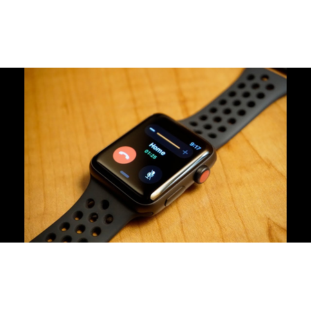 Apple Watch Series 3 Nike+ - GPS+Cellular - Space Gray Aluminum Case with Anthracite/Black Nike Sport Band - 42mm