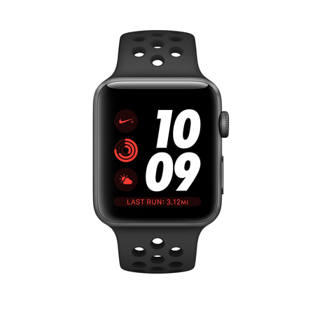 Đồng hồ Apple Watch Nike+ GPS Series 3, 42mm Space Gray Aluminum Case with Anthracite/Black Nike Sport Band