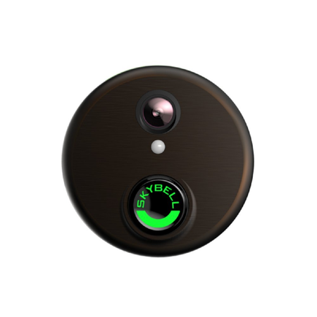 Skybell HD WiFi Doorbell Camera Alarm.com 1080p Color Night Vision Bronze